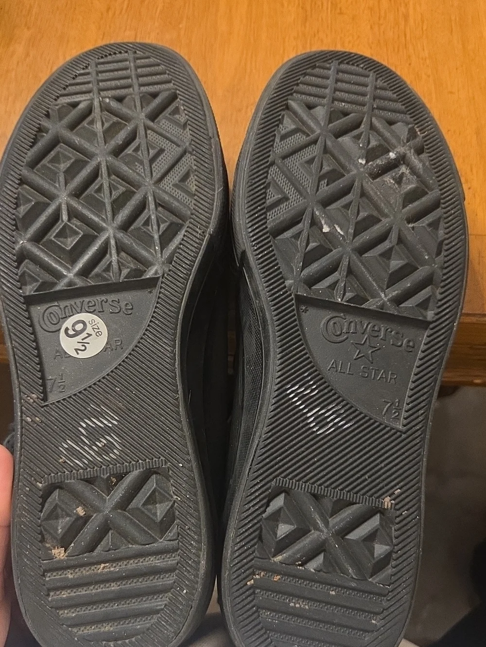 Men's Black High-Top Converse Boots